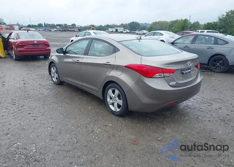 2013 Hyundai Elantra Gls z USA, uszkodzony, nr VIN 5NPDH4AE3DH447555